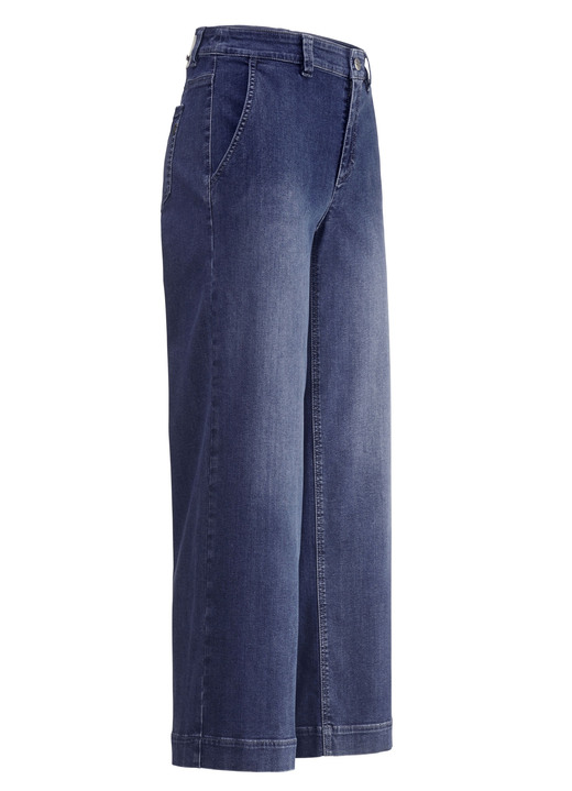 - Jeans-culottes med luftiga, vida ben, i storlek 018 till 054, i färg MÖRKBLÅ Utsikt 1