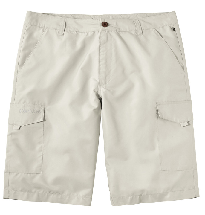 - Bermudashorts med cargofickor i 3 färger, i storlek 046 till 058, i färg BEIGE Utsikt 1