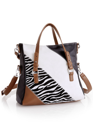 Collezione Alessandro-väska med zebradesign