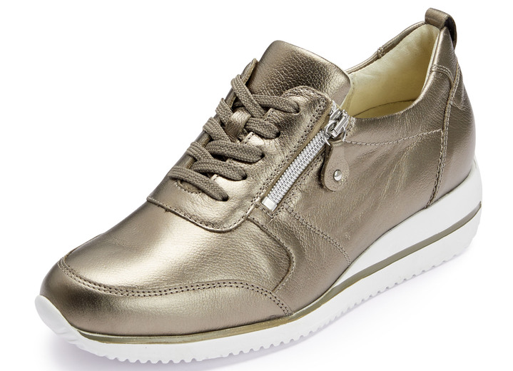 Damskor - Waldläufer sneakers gjorda av bästa nappaläder, i storlek 3 1/2 till 8, i färg BRONS Utsikt 1