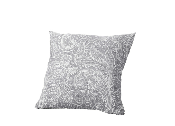 Prydnadskuddar & överdrag - Eleganta kuddfodral med paisleydesign, i storlek 920 (örngott, 40x40 cm) till 924 (örngott, 50x50 cm), i färg SILVER Utsikt 1