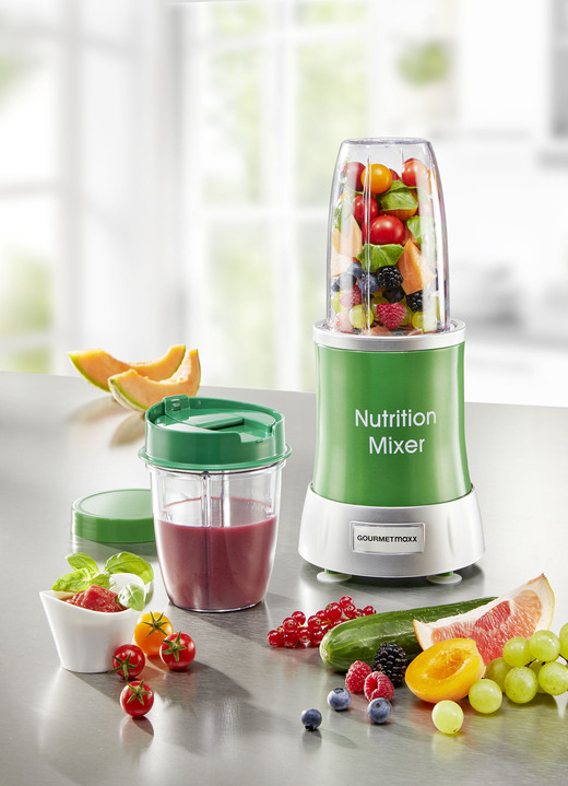 Elektriska köksapparater - 7-i-1 stativ mixer set, i färg GRÖN