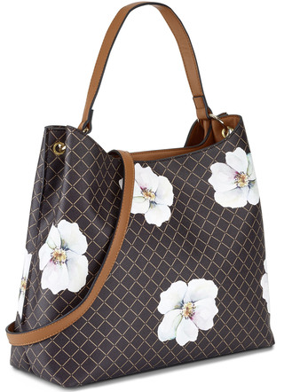 Collezione Alessandro-väska med ett elegant blommönster