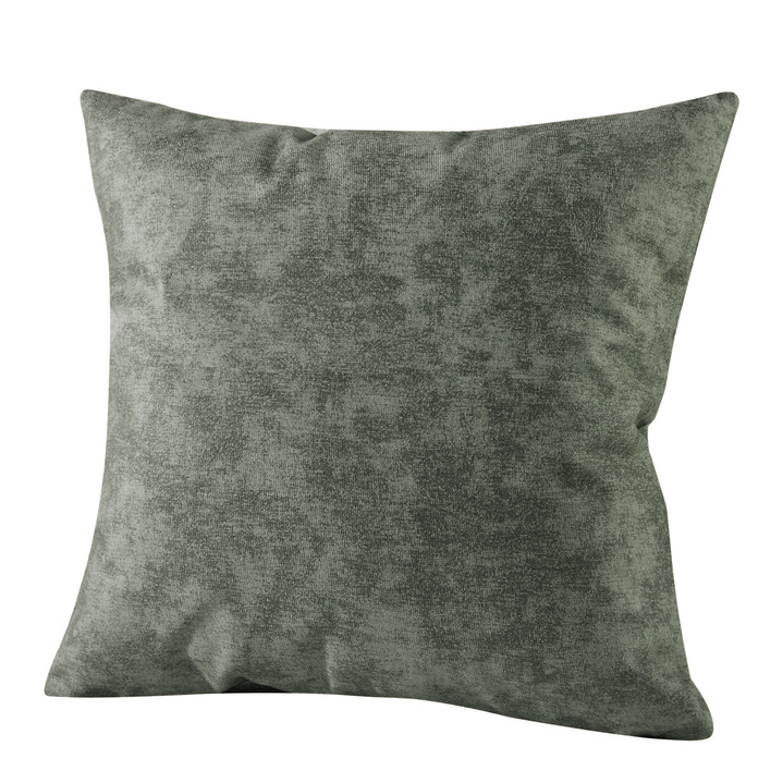Prydnadskuddar & överdrag - Kuddfodral i marmorerat velour, i storlek 105 (40x40 cm) till 110 (50x50 cm), i färg JEANS BLÅ Utsikt 1