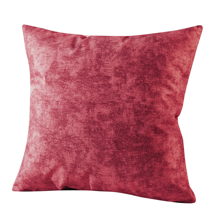 Prydnadskuddar & överdrag - Kuddfodral i marmorerat velour, i storlek 105 (40x40 cm) till 110 (50x50 cm), i färg JEANS BLÅ Utsikt 1
