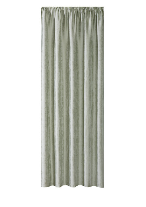 Klassisk - Enkel halsduk i marmordesign, i storlek 358 (H145xW140 cm) till 456 (H245xW140 cm), i färg GRÖN Utsikt 1