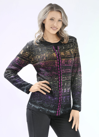 Cardigan i jacquarddesign