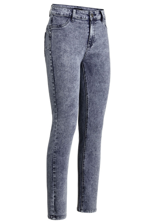 Jeans - Ankellånga, figurformande jeans, i storlek 017 till 050, i färg JEANS BLÅ Utsikt 1