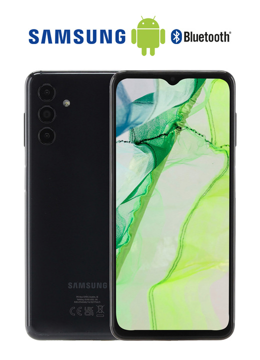 - Samsung Galaxy A04s smartphone, i färg SVART Utsikt 1