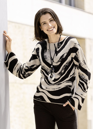 Tröja med jacquarddesign