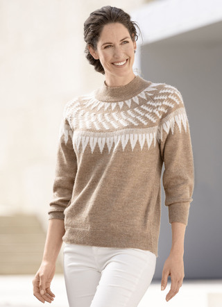Jumper med norskt mönster