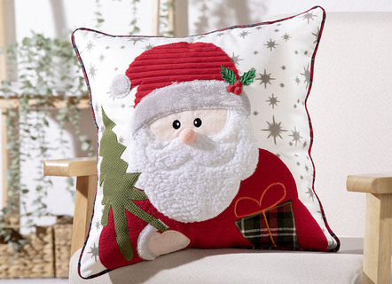 Kuddfodral med jultomte