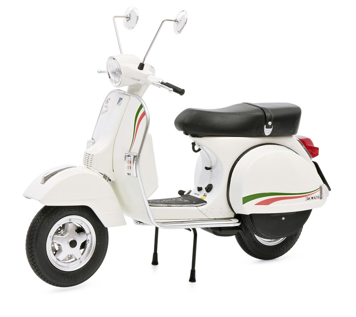 Samlarmodeller - Samlarmodell Vespa PX 150 från Schuco, i färg JEANS BLÅ