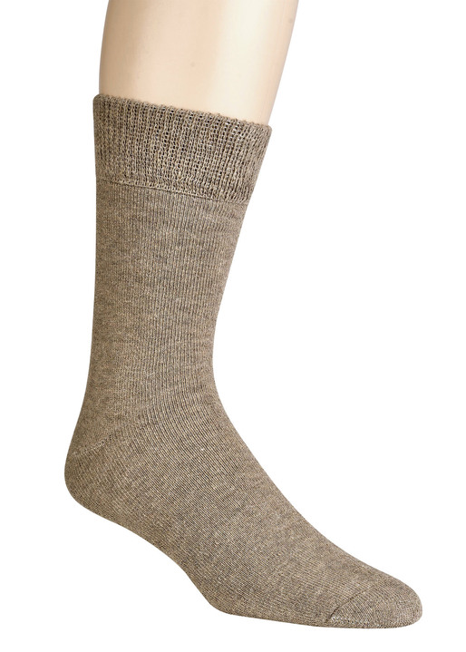 Strumpor - Alpakkastrumpor, set om 3, i storlek 001 till 003, i färg BEIGE Utsikt 1