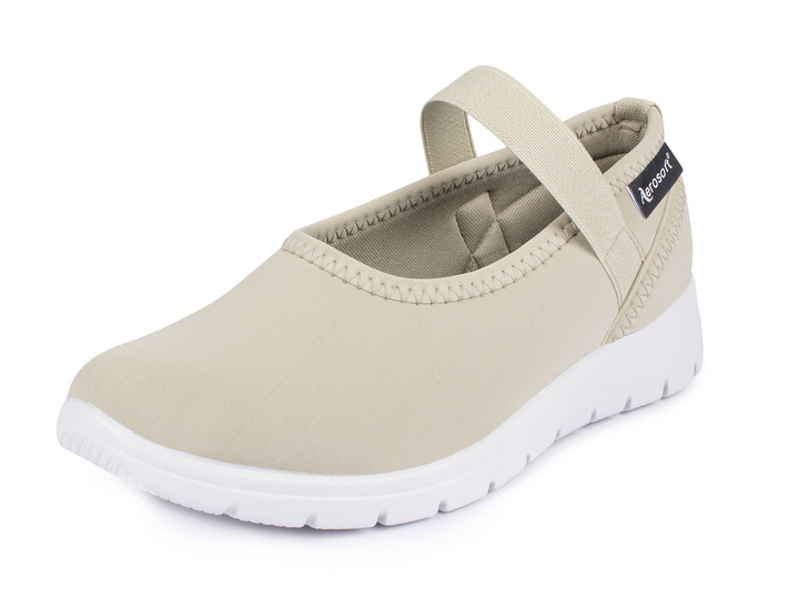 Pumps & ballerinaskor - Ballerina stretchsko, i storlek 036 till 042, i färg BEIGE Utsikt 1