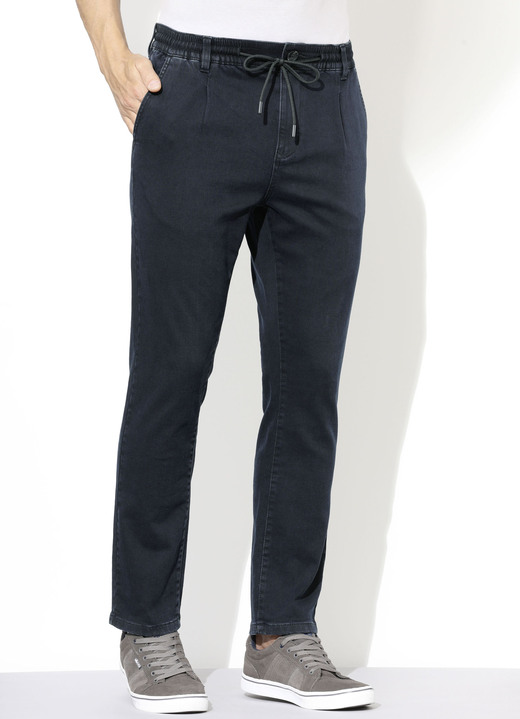 Jeans - Superstretch jeans i 3 färger, i storlek 024 till 062, i färg MÖRKBLÅ Utsikt 1