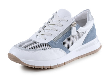 ELENA EDEN sneakers av nappa, mocka och textil i mesh-look