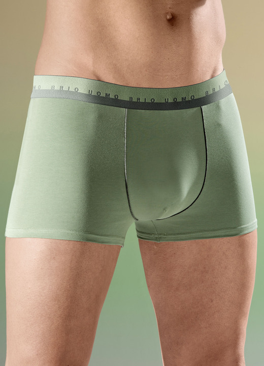 Byxor & boxershorts - Kalsonger i fyrpack, i storlek 004 till 011, i färg 2X SALBEIGRÜN, 2X BLAU