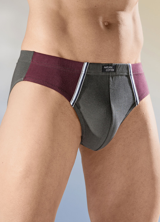 Underbyxor - Fyra paket trosor med inlägg, i storlek 3XL (9) till XXL (8), i färg 2X ANTHRAZIT-BORDEAUX, 2X SCHWARZ-BLAU
