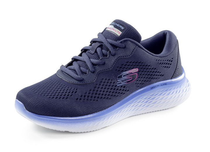 Damskor - SKECHERS sneakers med snörning av meshmaterial, i storlek 036 till 041, i färg MÖRKBLÅ Utsikt 1