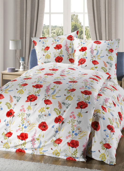 Påslakanset - Påslakanset, i storlek 112 (80/80 cm + 135/200 cm) till 115 (80/80 cm + 155/220 cm), i färg RÖD Utsikt 1