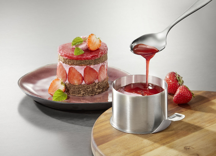 Bakning - Stoneline dessert och serveringsringar av rostfritt stål, i färg GRAU, I utförande Runda Utsikt 1