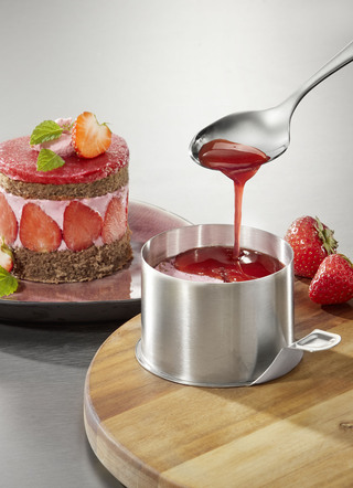 Stoneline dessert och serveringsringar av rostfritt stål