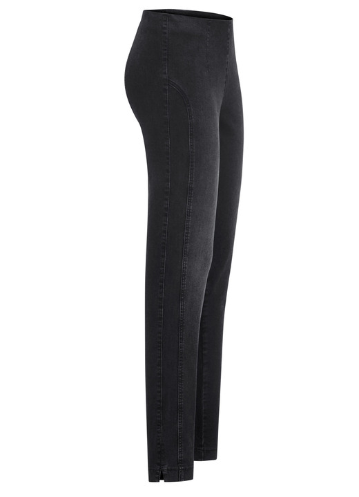 Byxor med resårlinning - Pull-on-jeans, i storlek 018 till 052, i färg SCHWARZ Utsikt 1