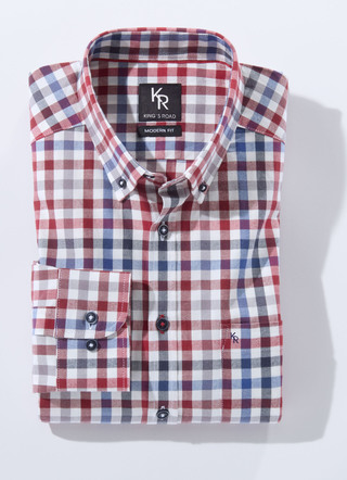 "King's Road" skjorta med button-down krage i 4 färger