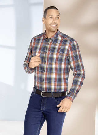 King's Road skjorta med button-down krage