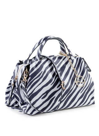 Laurinaväska med zebradesign