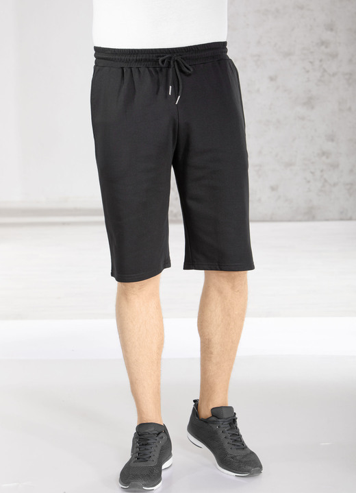 Sport- & fritidsmode - Shorts i 4 färger, i storlek 3XL (64/66) till XXL (60/62), i färg SCHWARZ Utsikt 1