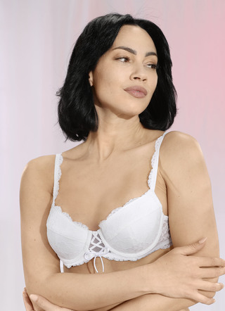 Susa push-up bygel-bh av elastisk spets