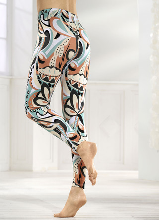 Tvåpack leggings med elastan