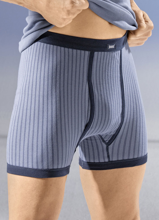 Trosor & underbyxor - Fyrapack kalsonger med mjuk linning, i storlek 005 till 011, i färg 2X INDIGO-NAVY, 2X NAVY-INDIGO Utsikt 1