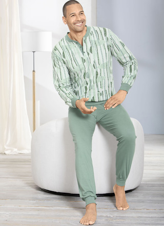Pyjamas med knappslå och muddar