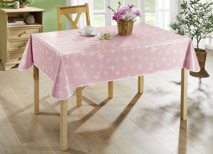 Trädgårdsdukar - Tvättbar vaxduksduk, i storlek 108 (bordsduk, 80/ 80 cm) till 190 (bordsduk oval, 140/190 cm), i färg RESTE SIG Utsikt 1