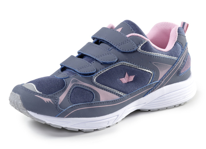 Damskor - Träningsskor med bekväm vaddering, i storlek 036 till 043, i färg JEANS-ROSA Utsikt 1