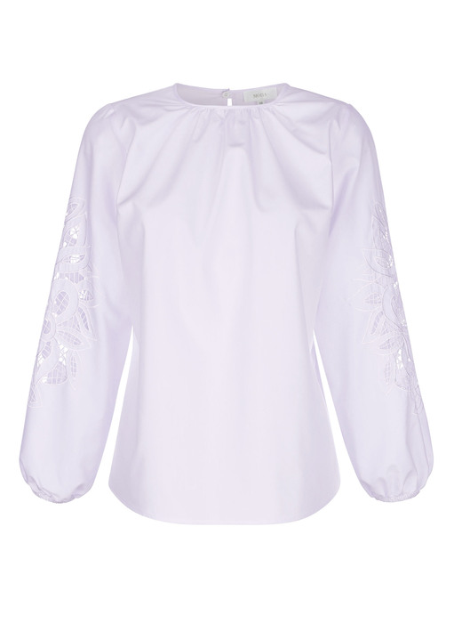 - Slip-on blus, i storlek 040 till 052, i färg SYREN