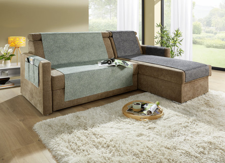 Hemaccessoarer med kedjad finish i melangelook