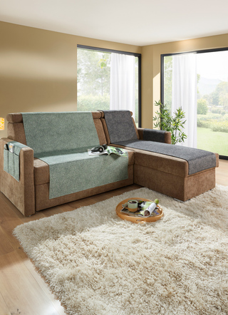 Hemaccessoarer med kedjad finish i melangelook
