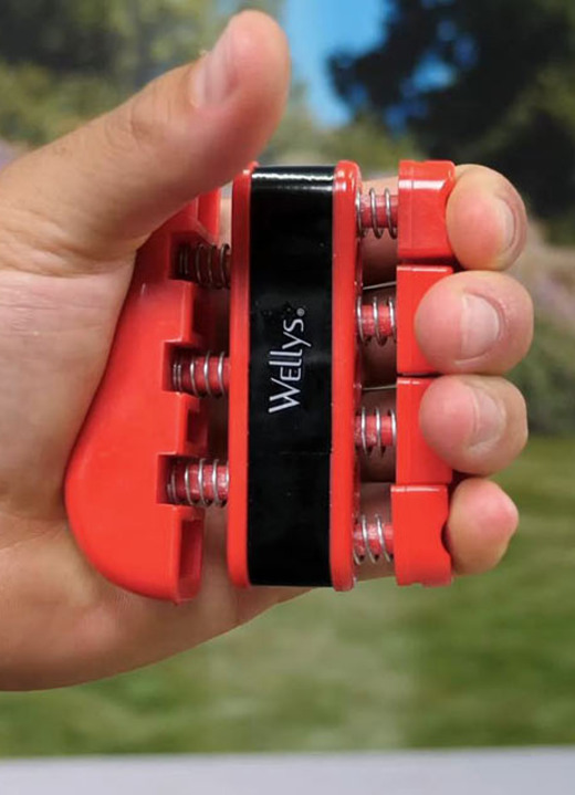 Kropp & själ - Wellys® hand- och fingertränare, i färg SCHWARZ-ROT