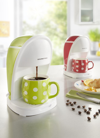 1-kopps kaffemaskin för snabb kaffenjutning