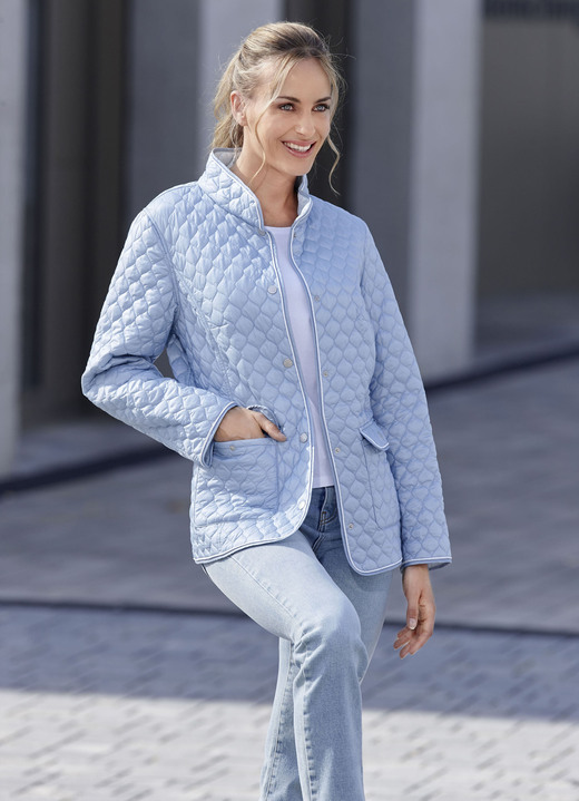 Jackor - Vändbar jacka, i storlek 036 till 052, i färg HIMMELBLAU/HIMMELBLAU-WEISS Utsikt 1