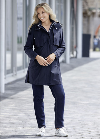 Funktionell trenchcoat med bälte