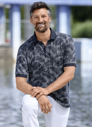 Pikétröja med knappslå