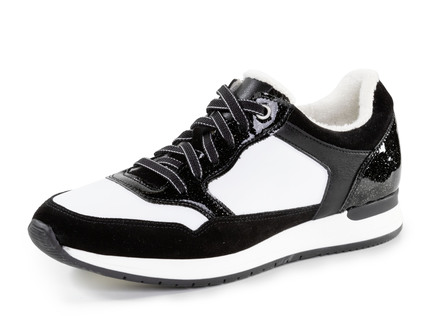 ELENA EDEN sneakers i nappa och mocka