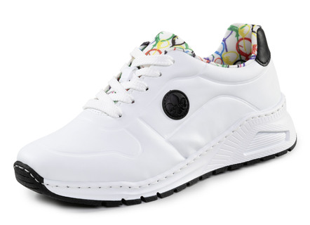 Rieker sneakers med snörning och avtagbar fotbädd
