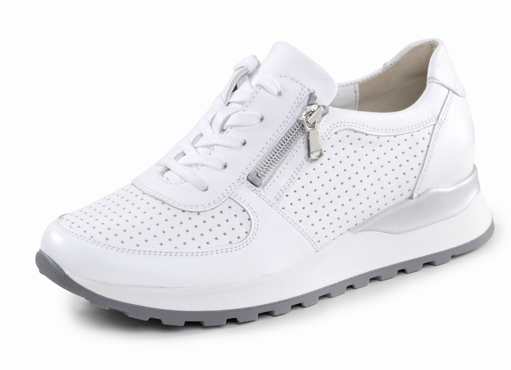 Damskor - Waldläufer sneakers med snörning av nappaläder, i storlek 3 1/2 till 8, i färg BÄR Utsikt 1