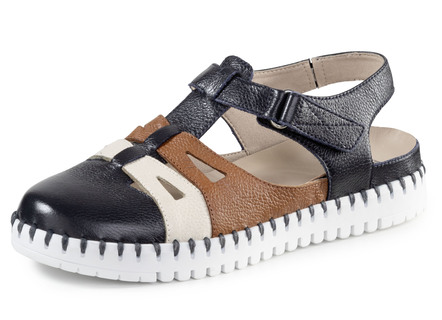 ELENA EDEN sandal gjord av kornigt nappaläder